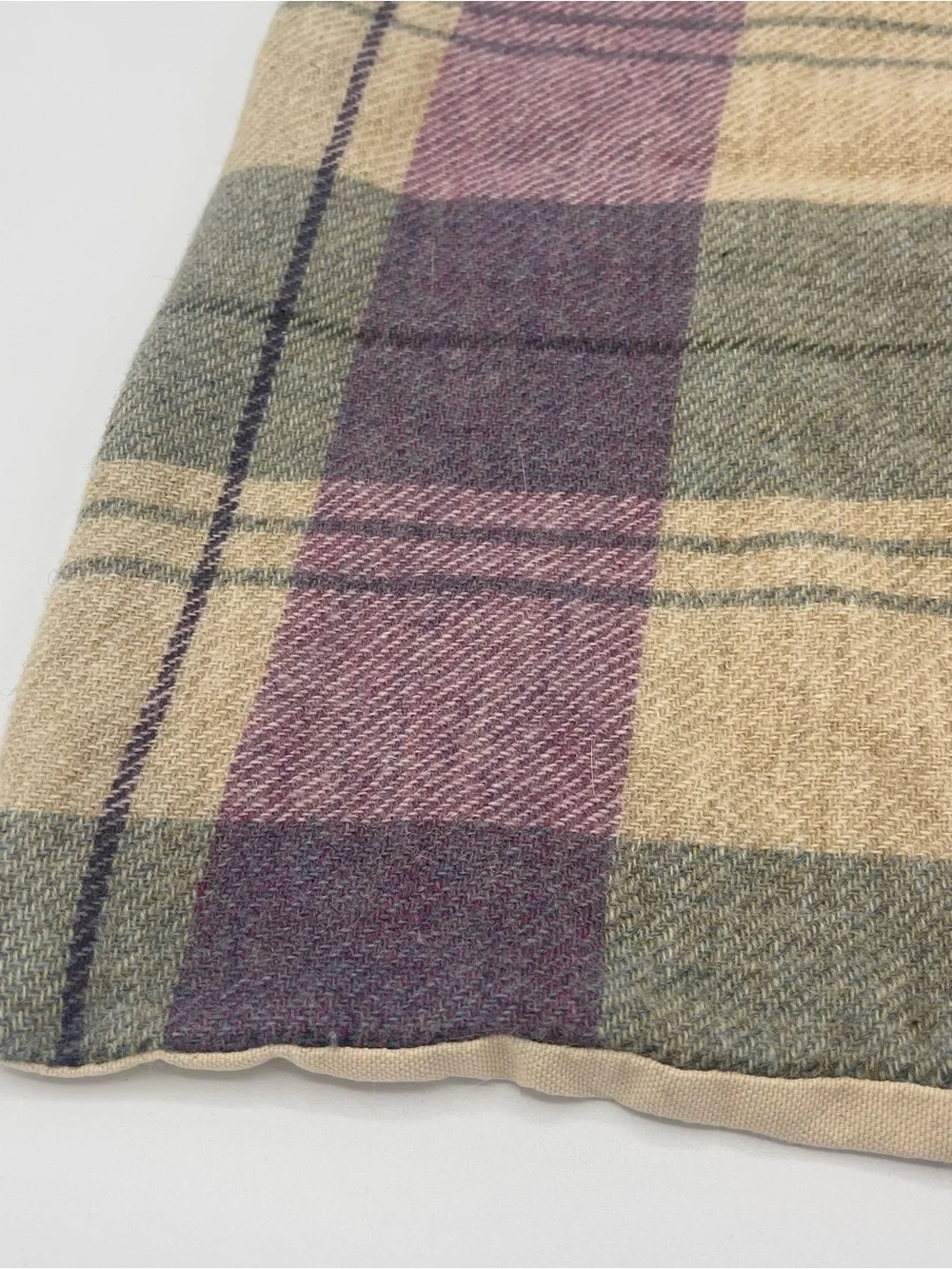 Duneim Wool/Cotton Plaid Pillow Sham